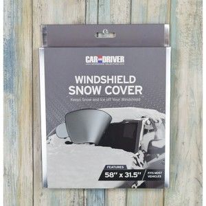 Windshield Snow Cover 58"×31.5" FITS MOST Vehicles Car Driver Approved Selection